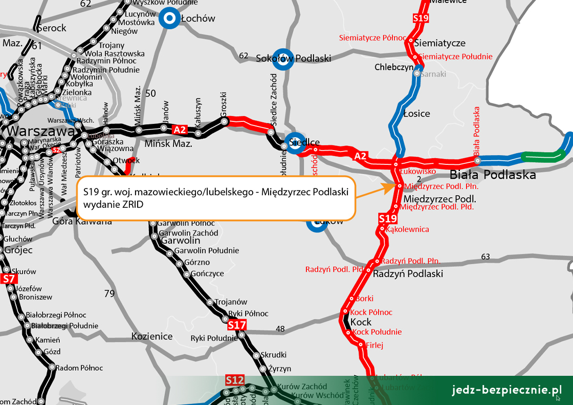 POLSKIE DROGI | Zezwolenie na realizację inwestycji drogowej S19, woj. mazowieckie i lubelskie, Międzyrzec Podlaski